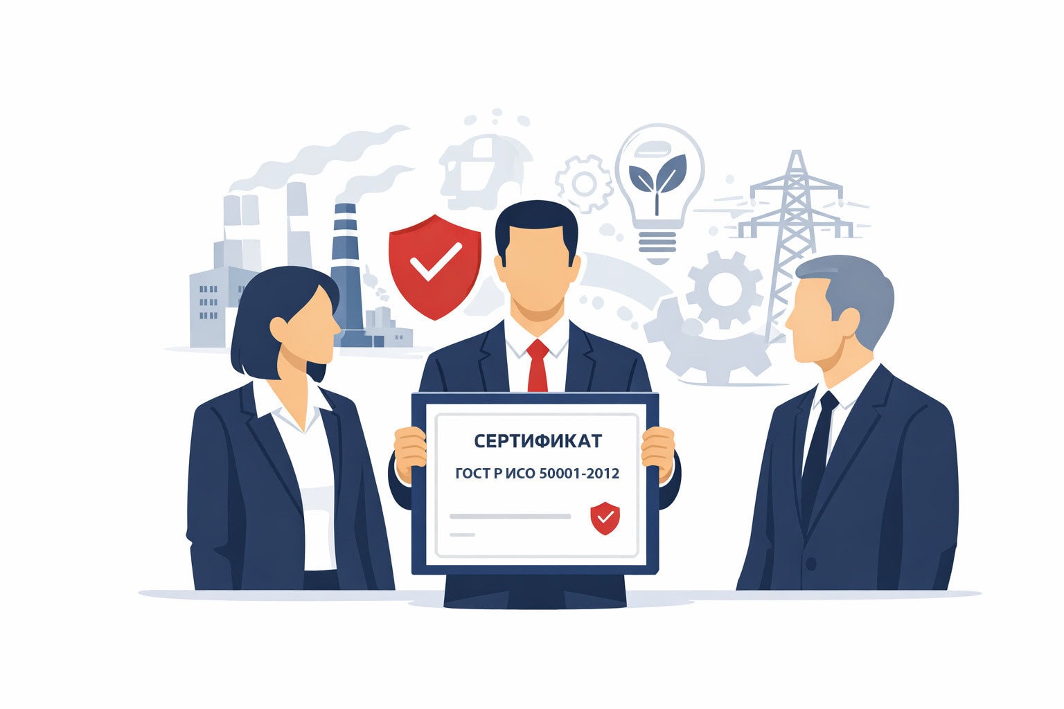 Оформление сертификата ГОСТ Р ИСО 50001-2012 в Пушкине и по всей Ленинградской области
