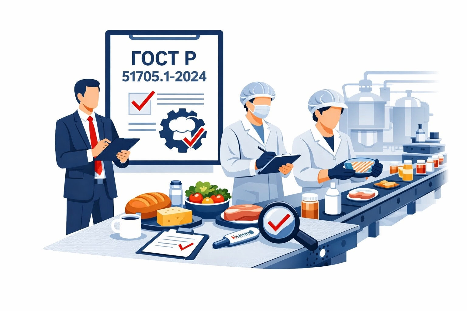 Оформление ГОСТ Р 51705.1 2024 ХАССП в Пушкине